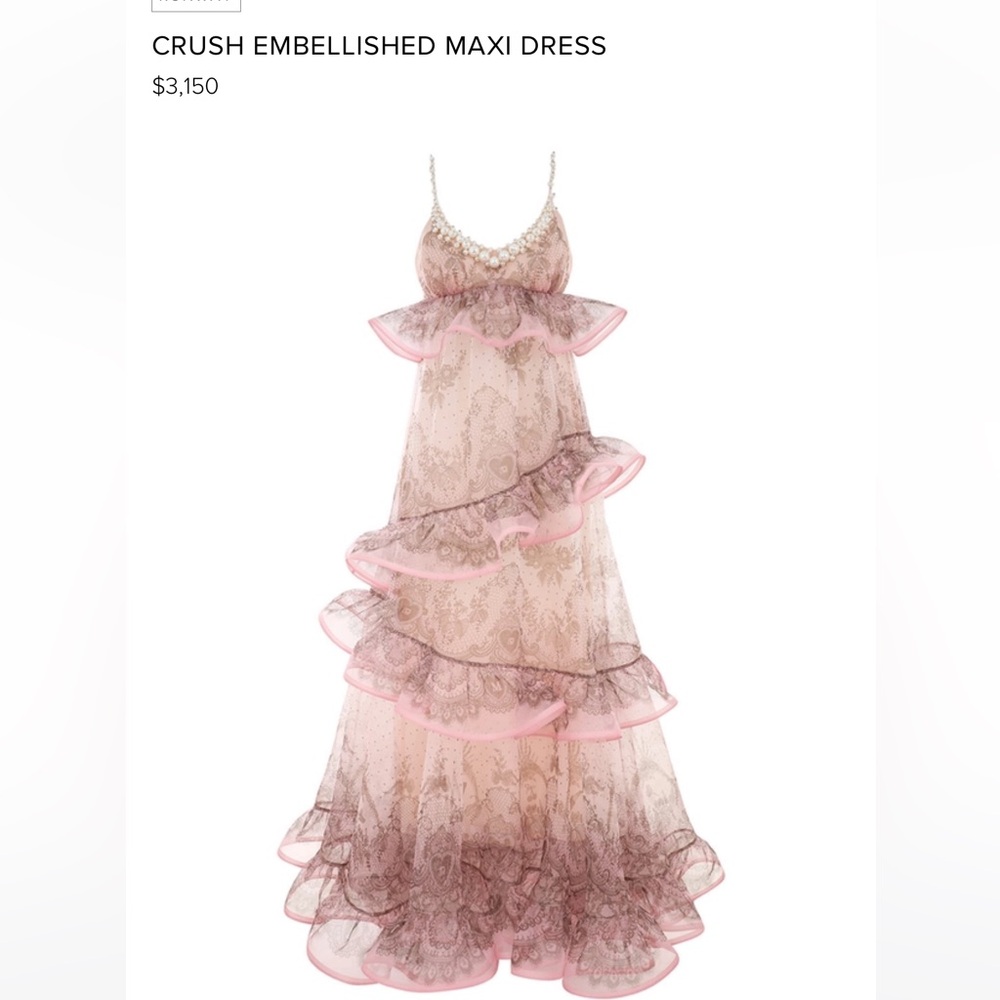 Zimmermann crush embellished maxi size 1